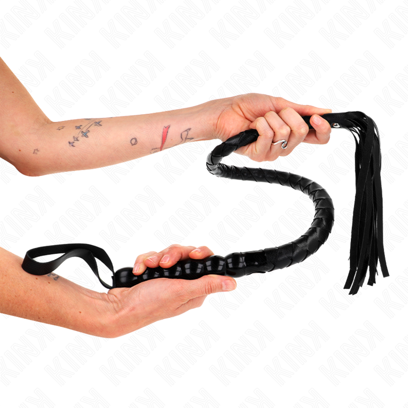 KINK - SLANGENZWEEP MET PARELS 80 CM