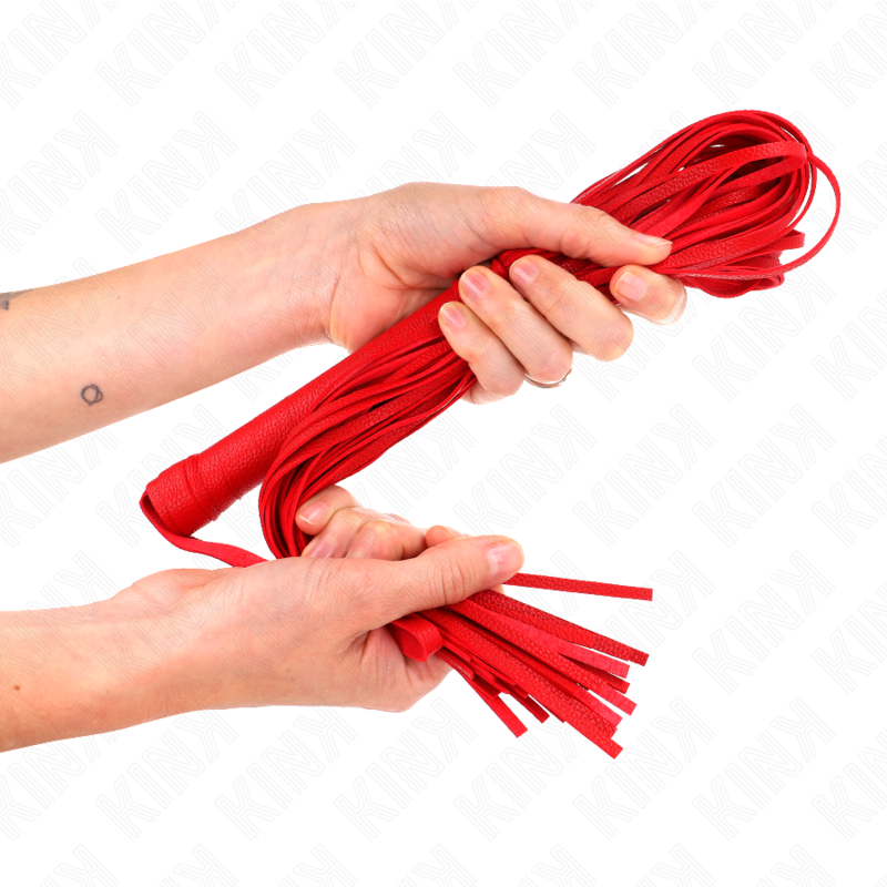 KINK - RODE ZACHTE PVC ZWEEP 70 CM