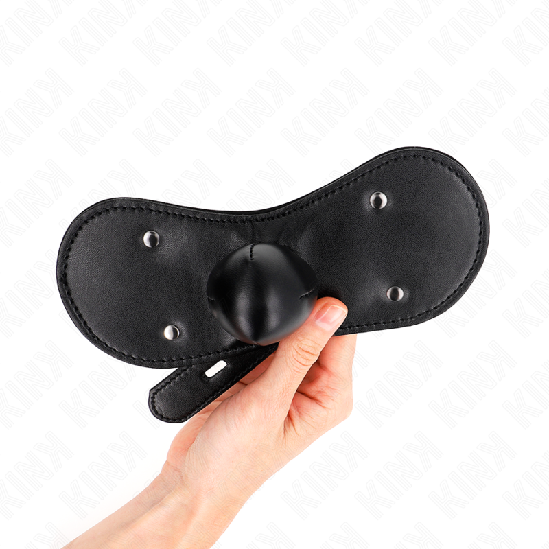 KINK - BALL GAG MONDMASKER MET VERSTELBAAR SLOT 42-60 CM