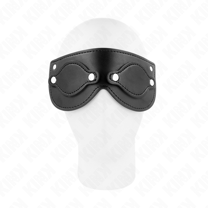 KINK - MASQUE EN SIMILI CUIR AVEC COUVERCLES AMOVIBLES 22 x 9 CM