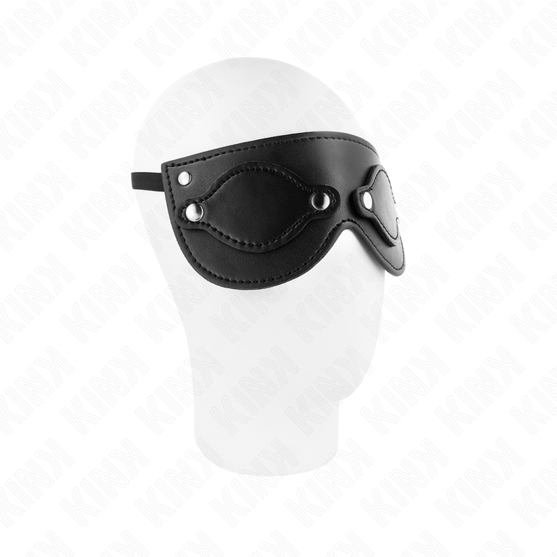 KINK - MASQUE EN SIMILI CUIR AVEC COUVERCLES AMOVIBLES 22 x 9 CM
