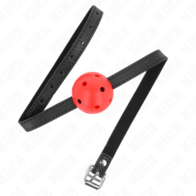 KINK - SIMPLICITY RED RESPIRANT BALLGAG 4,5 CM 62 x 1,5 CM