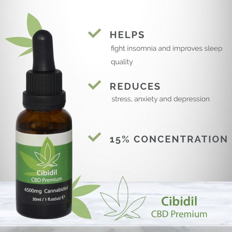 500 COSMETICS - CIBIDIL HUILE DE CBD RELAXANTE 15% 30 ML