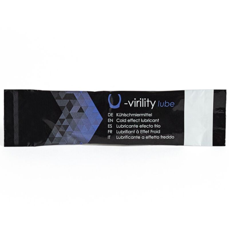 500 COSMETICA - U-VIRILITY LUBE GLIJMIDDEL MET KOUD EFFECT 10 X 5 ML