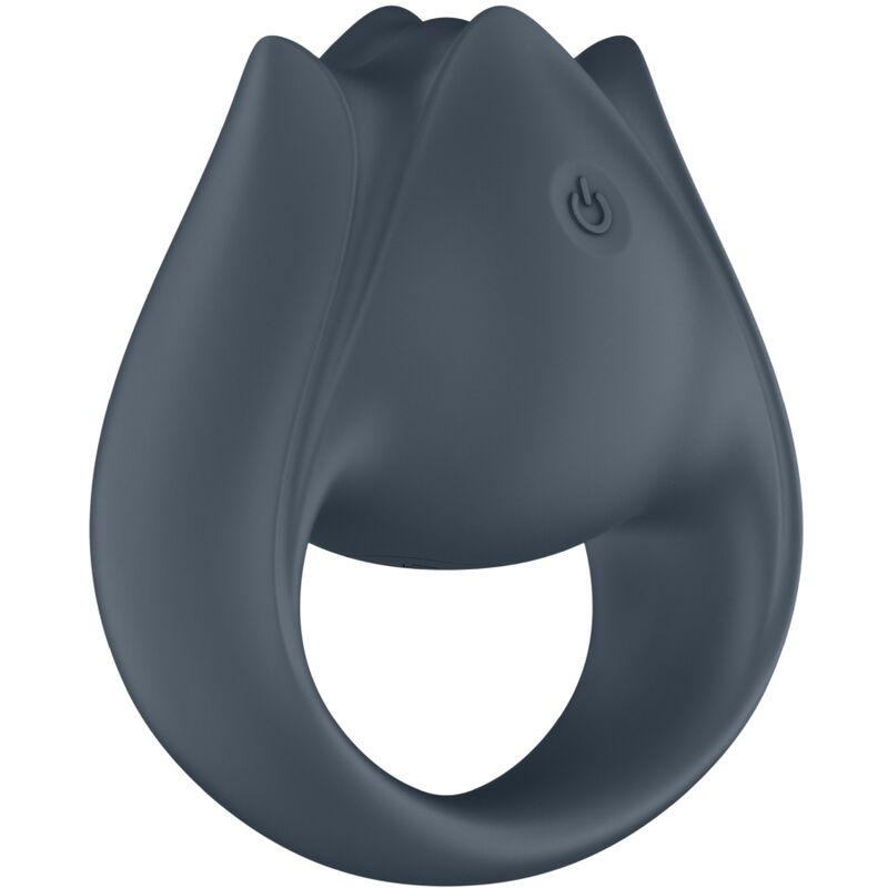 SATISFYER - PERFECTE PAAR 2 MULTIVIBRATOR 2 IN 1 PENIS RING EN VINGER STIMULATOR GRIJS