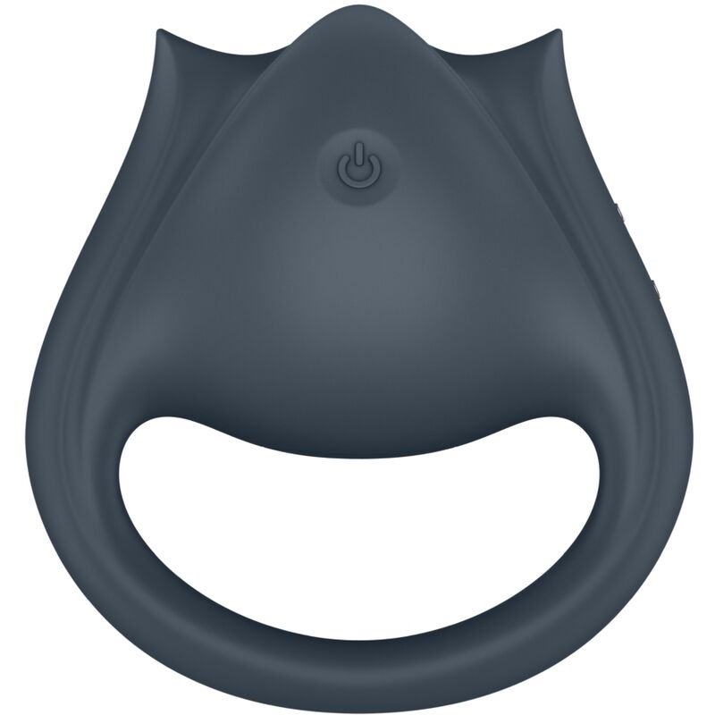 SATISFYER - PERFECTE PAAR 2 MULTIVIBRATOR 2 IN 1 PENIS RING EN VINGER STIMULATOR GRIJS