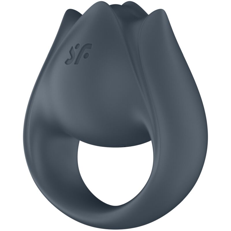 SATISFYER - PERFECTE PAAR 2 MULTIVIBRATOR 2 IN 1 PENIS RING EN VINGER STIMULATOR GRIJS