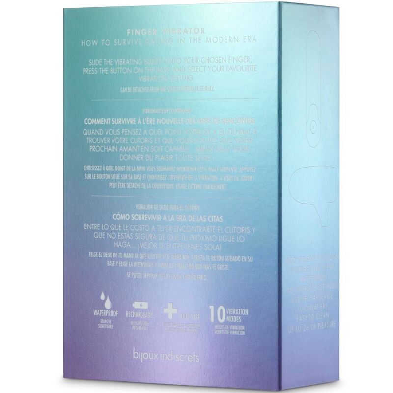 BIJOUX - MEILLEUR QUE VOTRE EX VIBRATEUR BULLET 10 VIBRATIONS GRIS