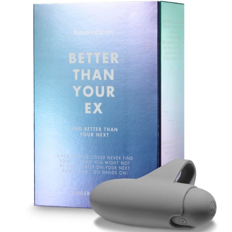 BIJOUX - BETER DAN JE EX VIBRATOR BULLET 10 VIBRATIES GRIJS