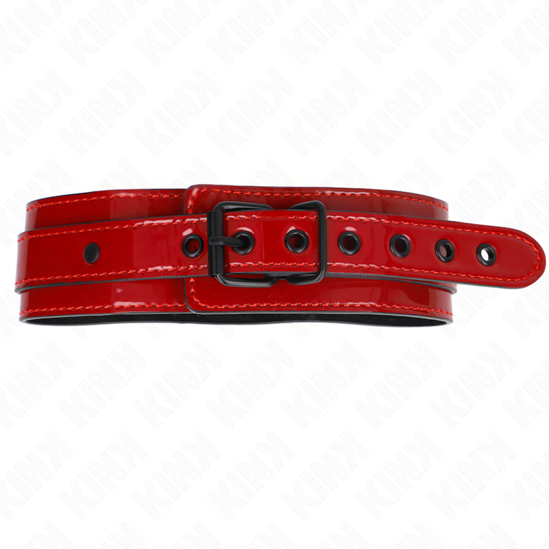 KINK - COLLIER RÉGLABLE ROUGE VIN 37,5-49,5 CM X 5 CM