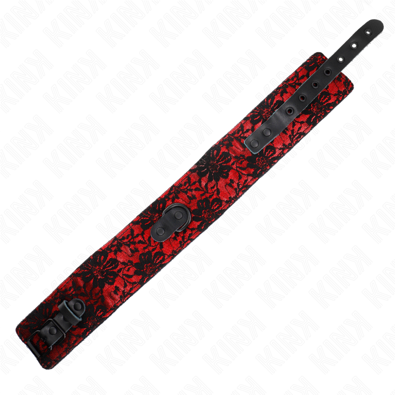 KINK - LACE CHAIN ​​WITH BELT WITH GENUINE LEATHER BELT 105 CM / 44 X 5.5 CM