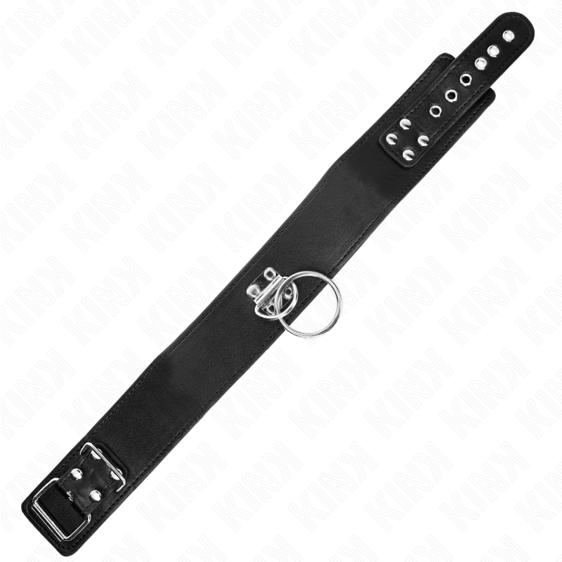 KINK - STUDDED LEASH 116 CM HALSBAND MET KUNSTLEDEREN BAND 50 X 5 CM