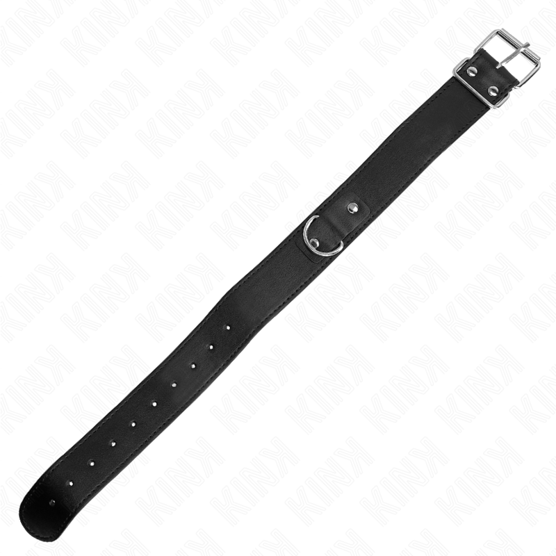 KINK - COLLIER AVEC CEINTURE 116 CM NOIR SANGLE RÉGLABLE 32-50 CM X 8 CM