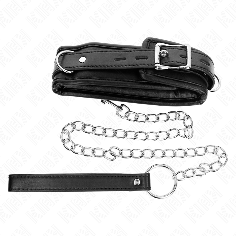 KINK - ZWARE KETTING MET RIEM 65 CM MODEL 1 VERSTELBAAR 36,5-50 CM