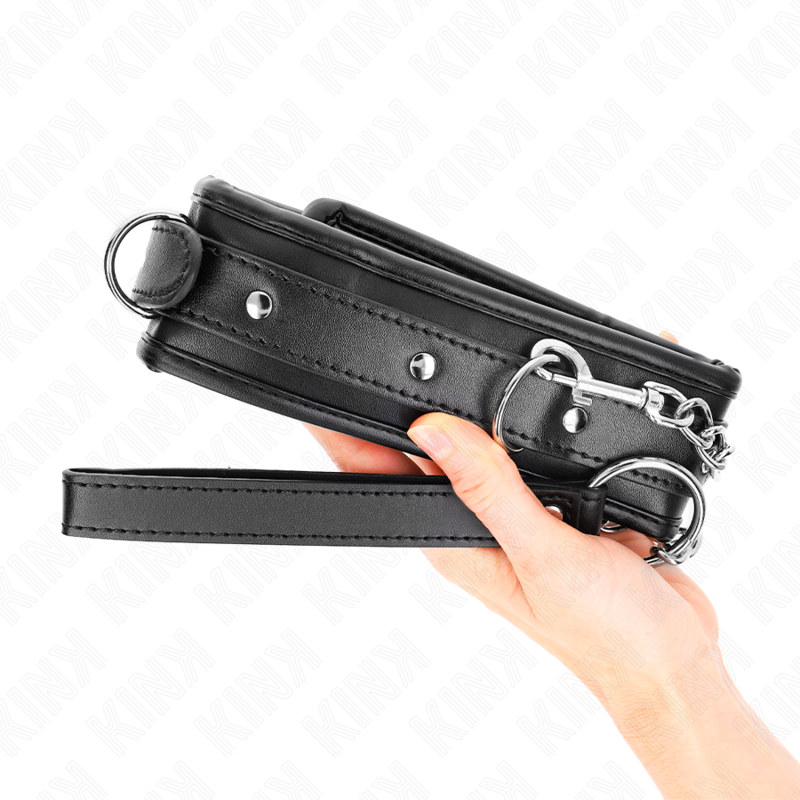 KINK - ZWARE KETTING MET RIEM 65 CM MODEL 1 VERSTELBAAR 36,5-50 CM