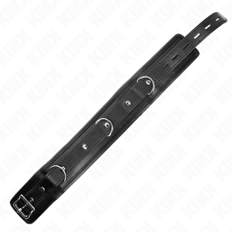 KINK - ZWARE KETTING MET RIEM 65 CM MODEL 1 VERSTELBAAR 36,5-50 CM