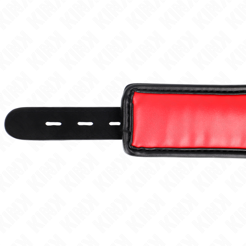 KINK - COLLIER AVEC BRACELET EN SIMILI CUIR ÉPONGE MODÈLE 3 RÉGLABLE 37-54 CM X 3 CM