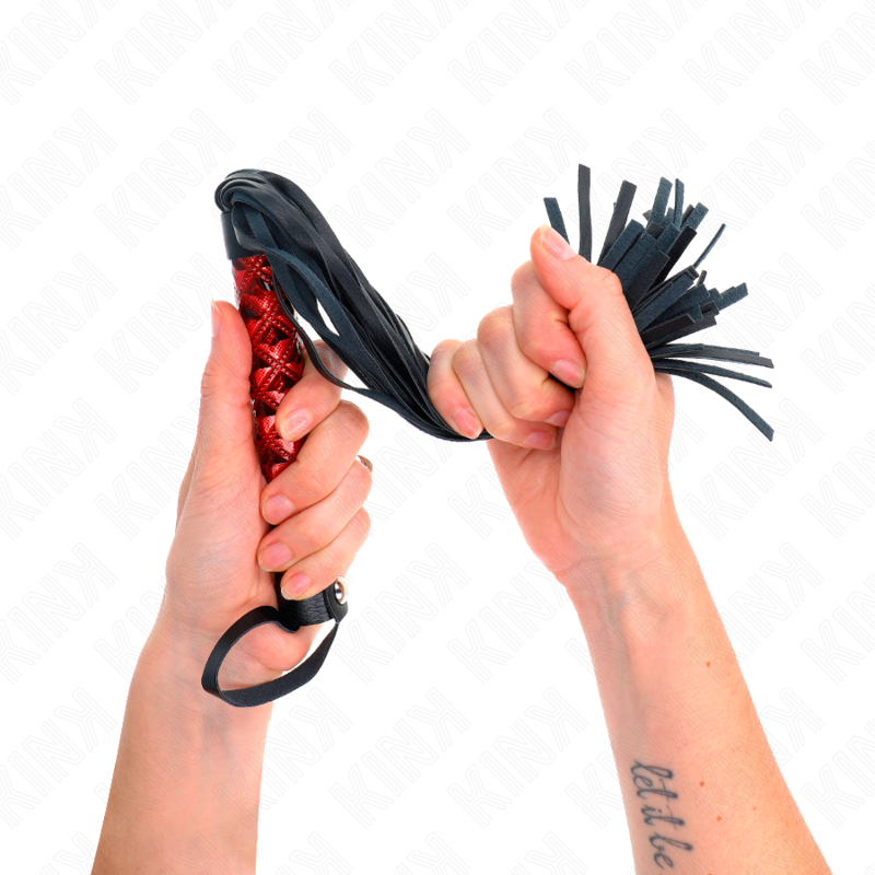 KINK - WHIP WITH DIAMOND PATTERN 40 CM