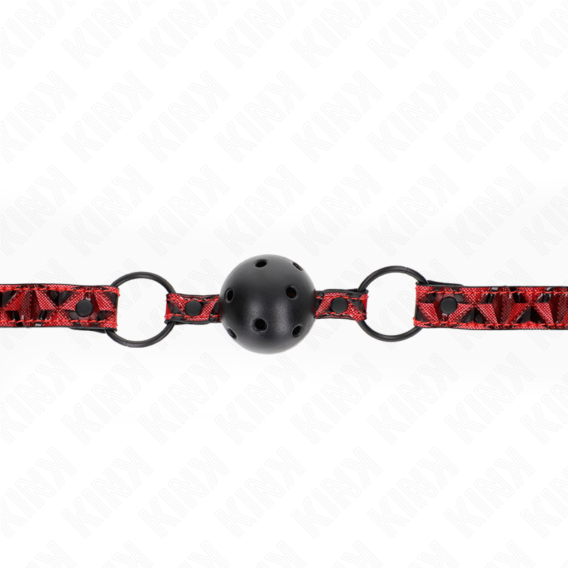 KINK - DIAMANTPATROON BAL 4,5 CM GAG MODEL 2 64,5 CM VERSTELBAAR 42-60 CM