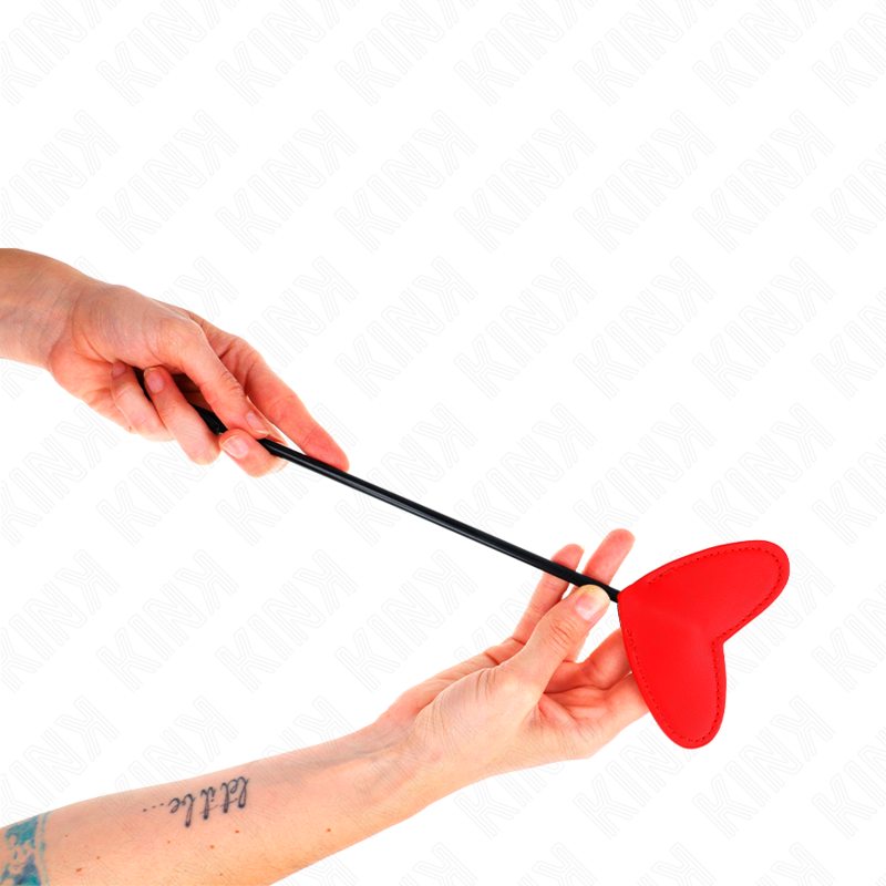 KINK - ROOD HARTVORMIG PALET 33 X 10 CM