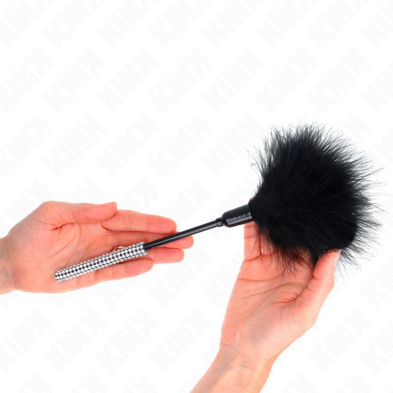 KINK - TICKLE FEATHERS WITH RHINESTONES HANDLE 27 CM