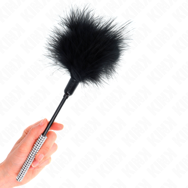 KINK - TICKLE FEATHERS WITH RHINESTONES HANDLE 27 CM