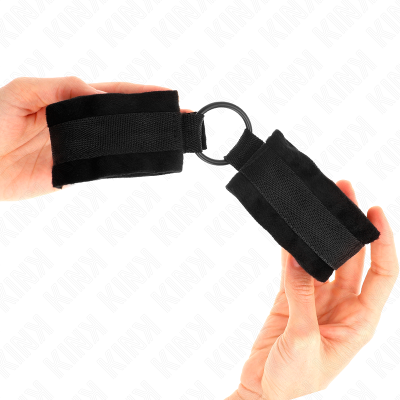 KINK - BEGINNER BONT HANDBOEIEN 25 CM MET O-RING 4 CM ZWART VERSTELBAAR 15-25 CM