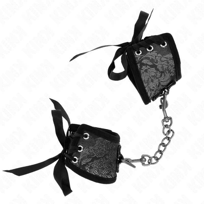 KINK - SCANDAL POLSMANCHET ZWARTE KANT DETAILS 24,5 CM X 6,5 CM
