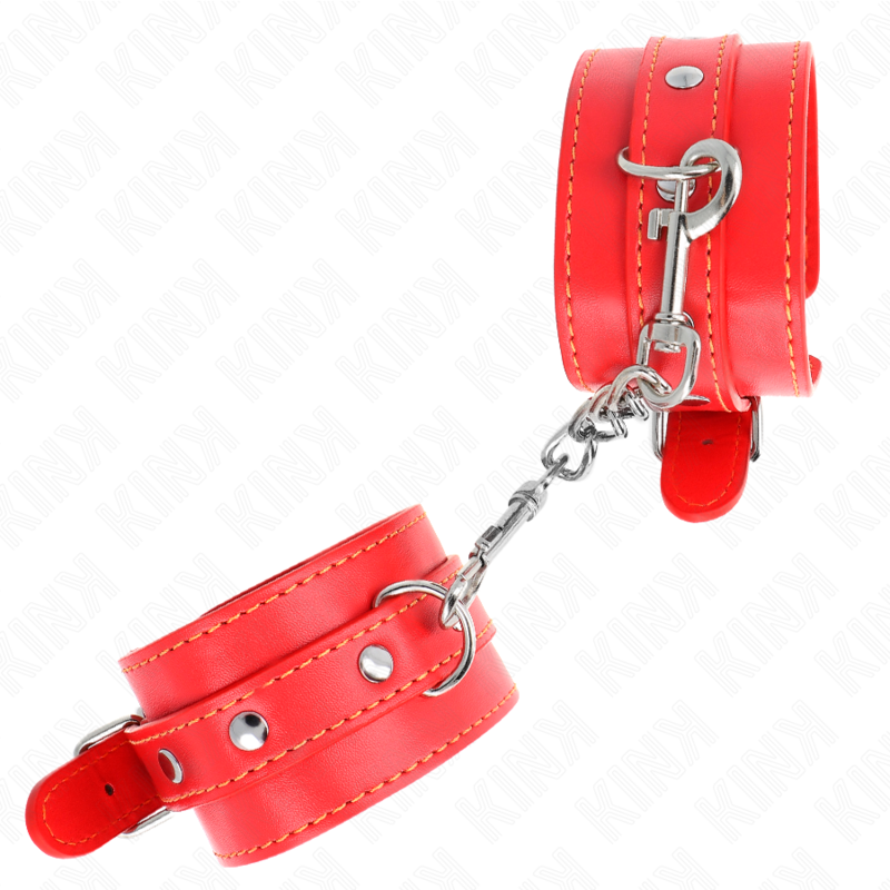 KINK - POIGNETS FINS ROUGES RÉGLABLES 21-33 CM
