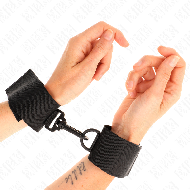 KINK - NYLON POLSMANCHETTEN ZWART