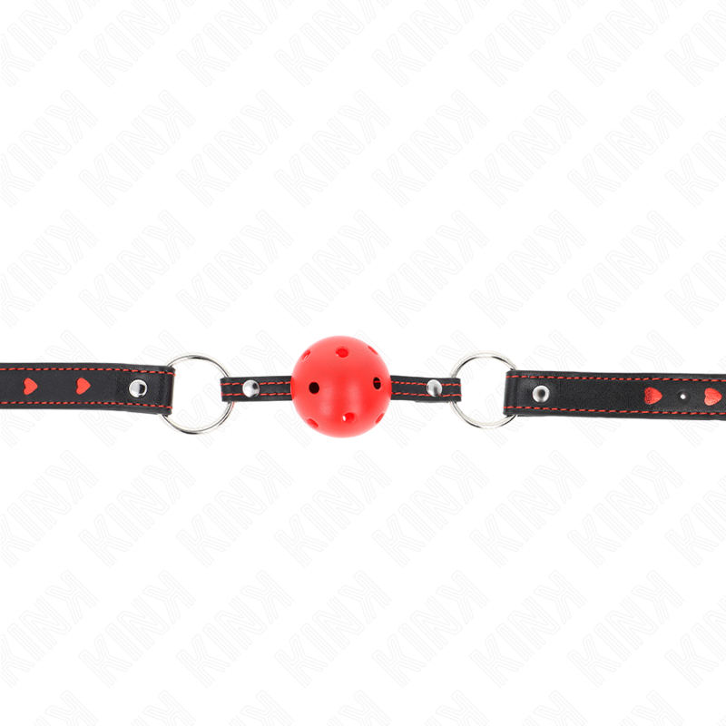 KINK - HOLLOW-HARD RED BALL GAG MODEL 2 65 x 2.5 CM