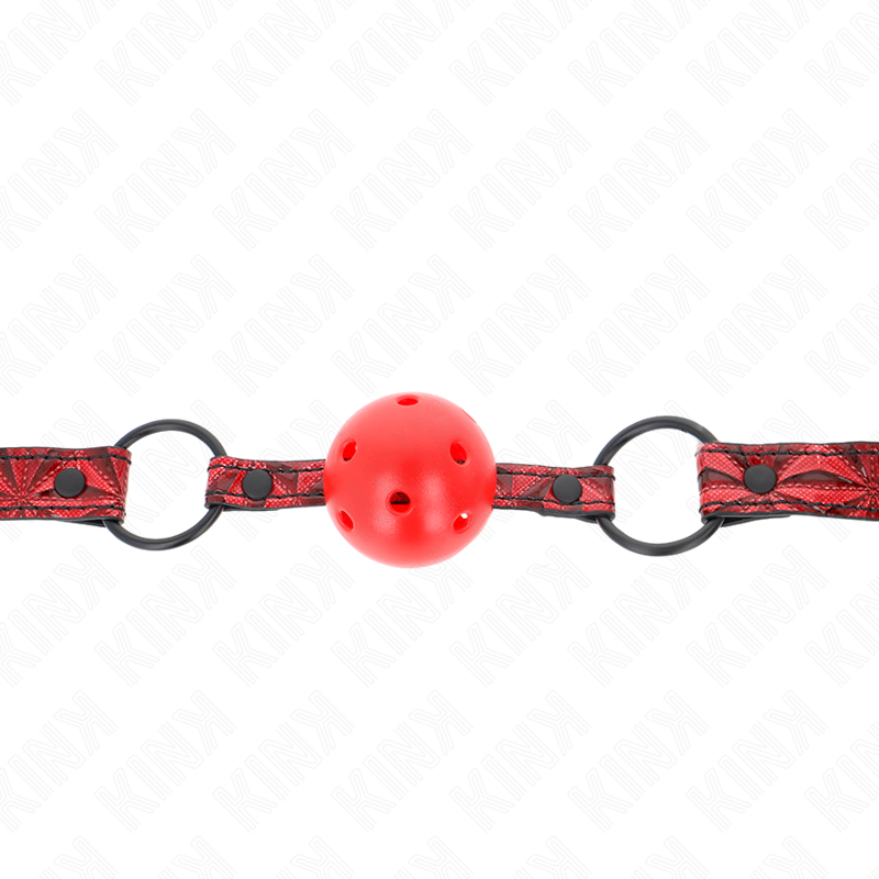 KINK - DIAMANTPATROON BAL 4,5 CM GAG MODEL 1 64,5 CM VERSTELBAAR 42-60 CM