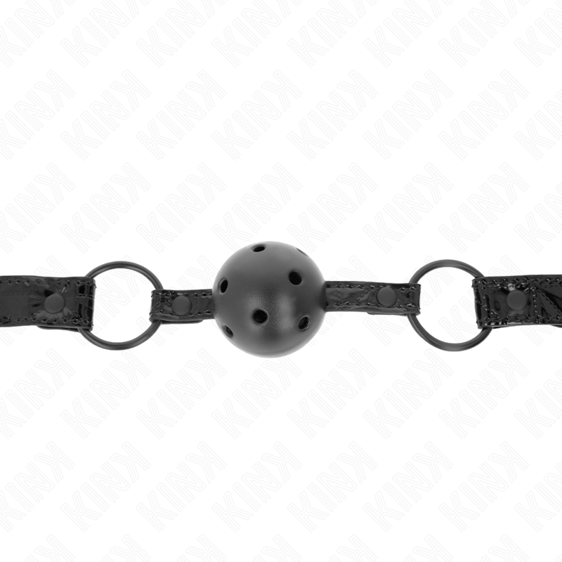 KINK - DIAMANTPATROON BAL 4,5 CM GAG MODEL 3 64,5 CM VERSTELBAAR 42-60 CM