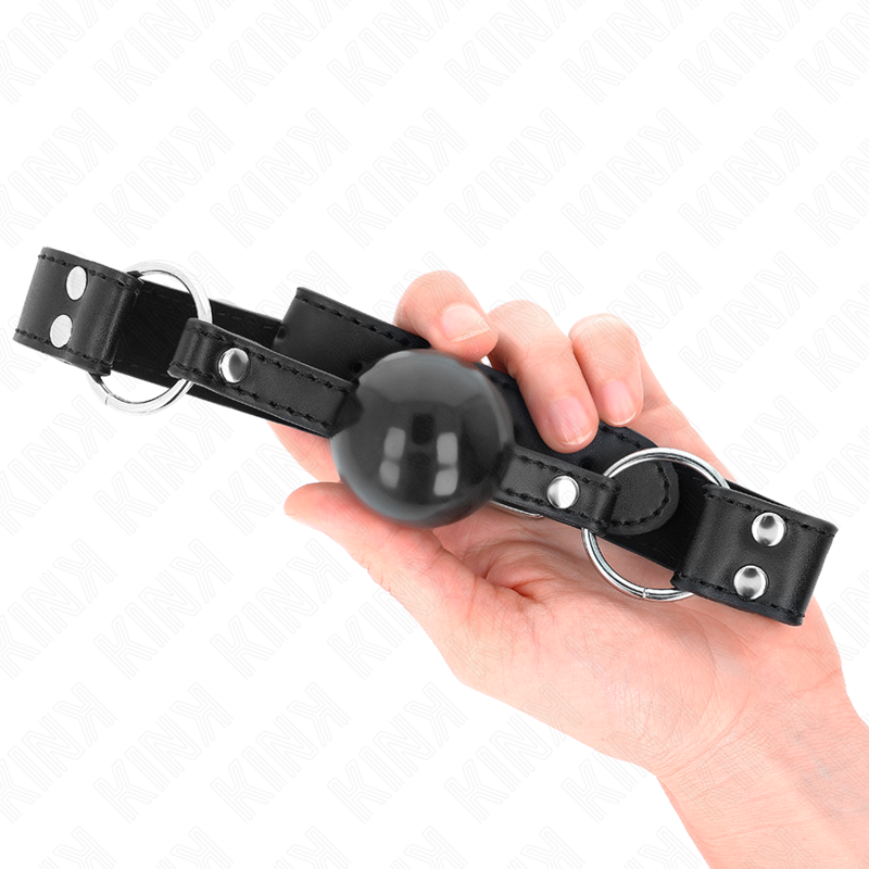 KINK - ROTULE SOUPLE ET FERME 4 CM AVEC SANGLE EN SIMILICUIR 62 x 2,5 CM RÉGLABLE 42-58 CM