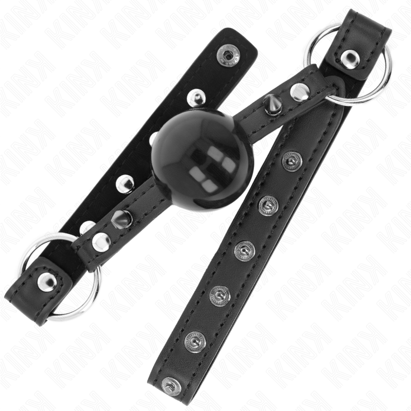 KINK - BALL 4 CM GAG MET PUNTKLINKNAGEL EN KLIKSLUITING 65 x 2 CM