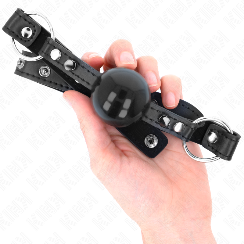 KINK - BALL 4 CM GAG MET PUNTKLINKNAGEL EN KLIKSLUITING 65 x 2 CM