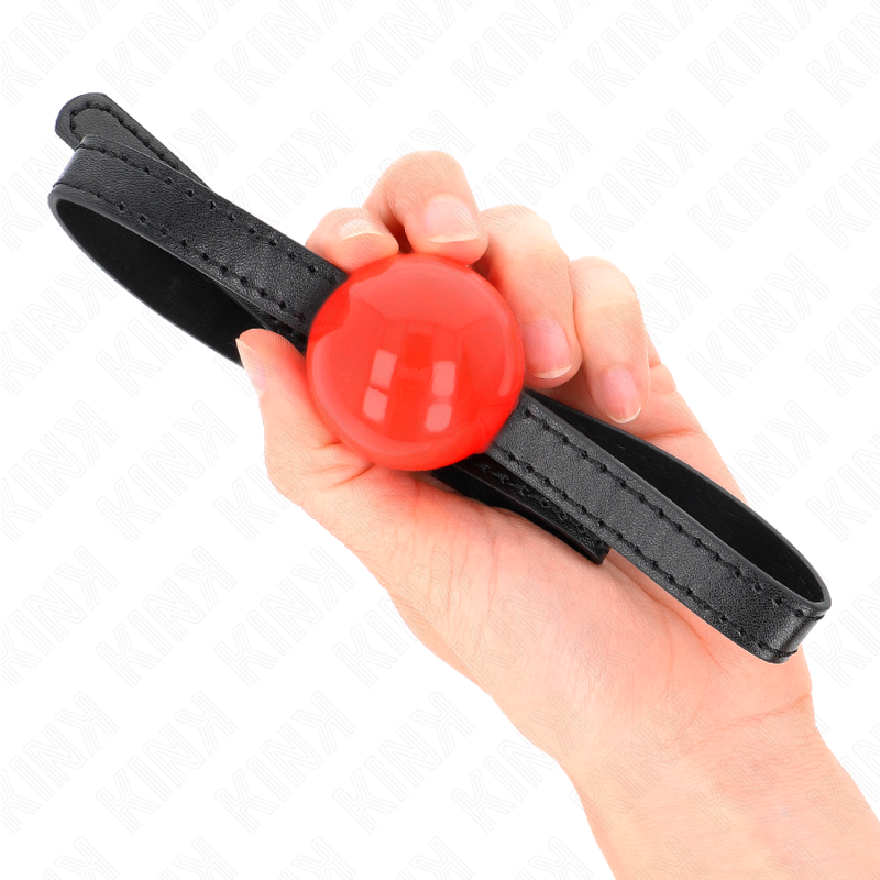 KINK - RODE ENKELE HARDE BAL 4 CM GAG 65 x 1,5 CM