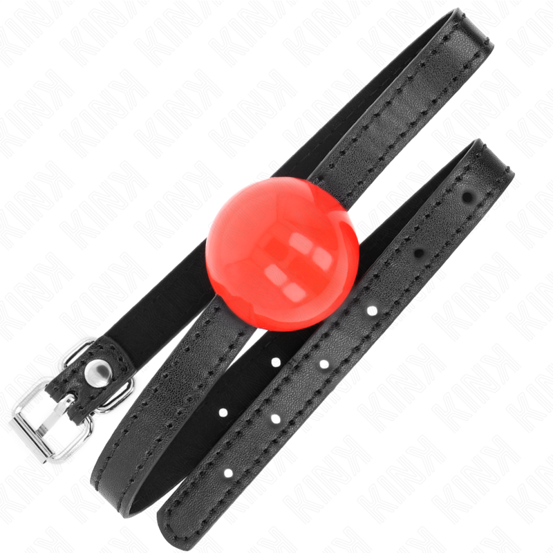 KINK - RODE ENKELE HARDE BAL 4 CM GAG 65 x 1,5 CM