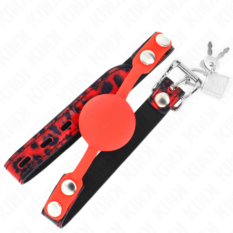 KINK - MODEL 2 SILICONEN BAL 4 CM KNEVEL MET SLOT 60 x 2 CM