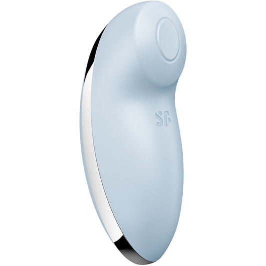 SATISFYER - TAP &amp; CLIMAX 2 VIBRATEUR &amp; STIMULATEUR BLEU