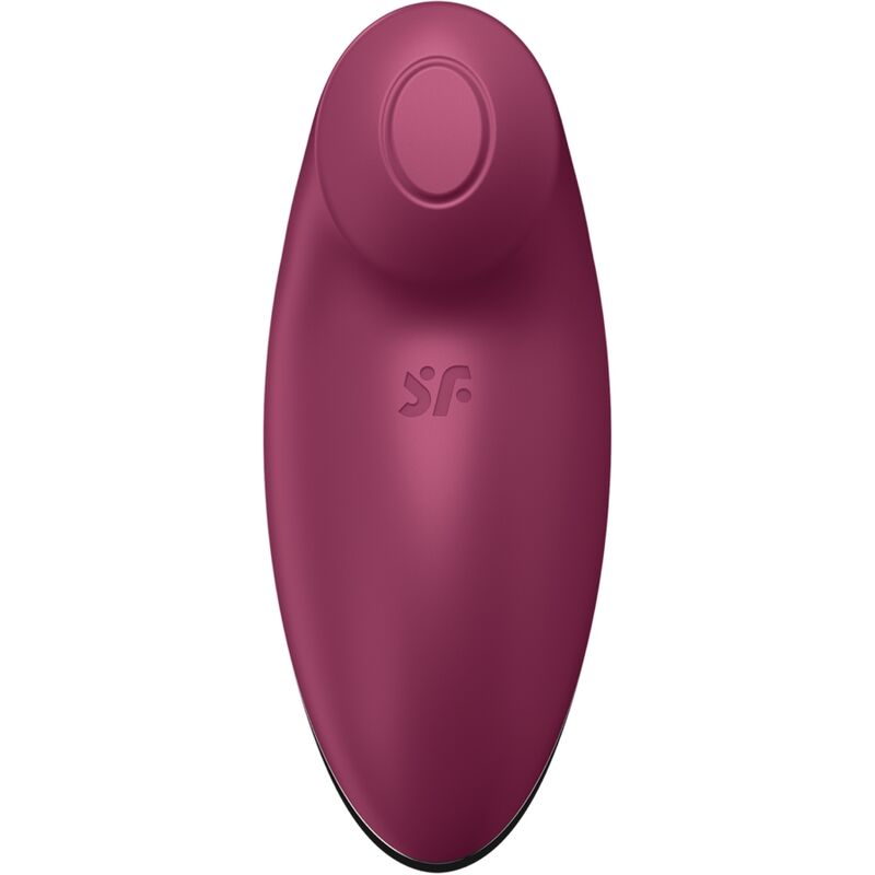 SATISFYER - TAP &amp; CLIMAX 2 VIBRATEUR &amp; STIMULATEUR ROUGE
