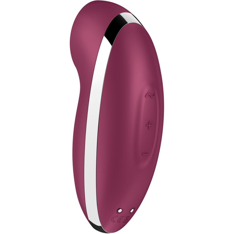 SATISFYER - TAP &amp; CLIMAX 2 VIBRATEUR &amp; STIMULATEUR ROUGE