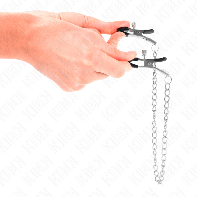 KINK - DUNNE KETTING TEPELKLEMMEN 30 CM