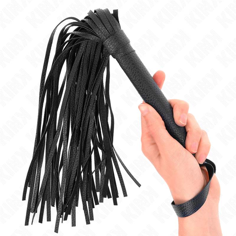 KINK - FOUET À PERLES BLEU FONCÉ 43,5 CM