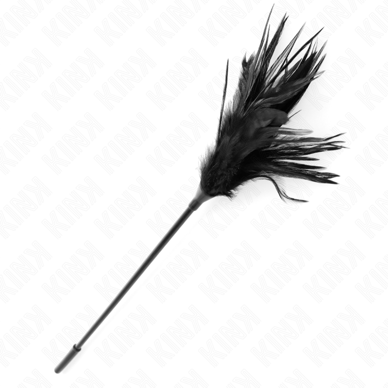 KINK - PLUSIEURS PLUMES NOIRES À CHATOUCHER 45 CM