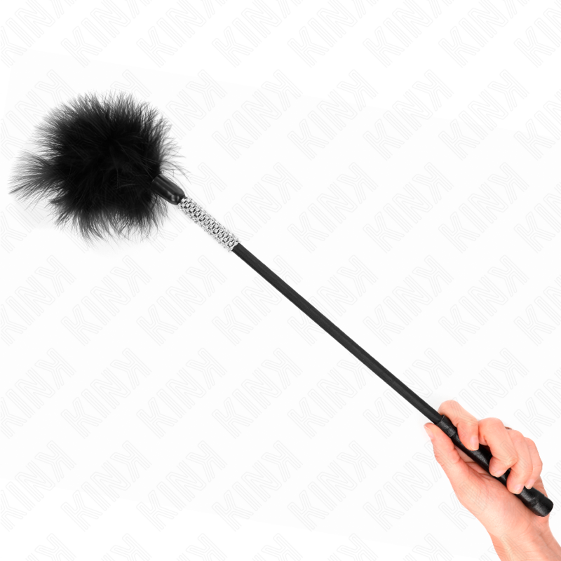 KINK - TICKLE FEATHERS WITH RHINESTONES HANDLE 50 CM