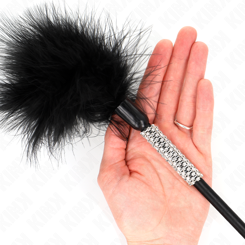 KINK - TICKLE FEATHERS WITH RHINESTONES HANDLE 50 CM