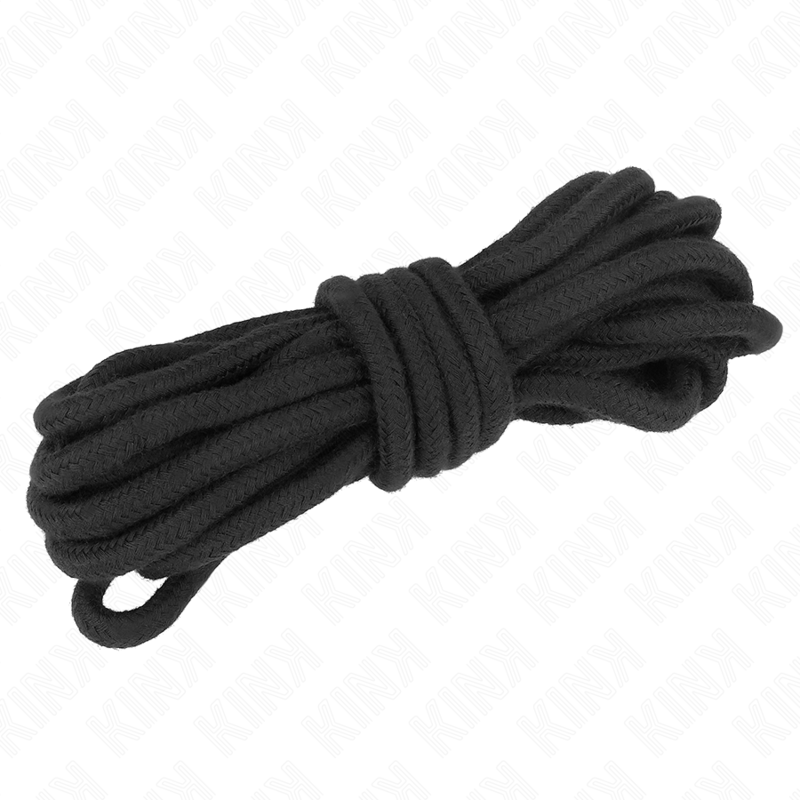 KINK - COTTON ROPE 10 METERS BLACK