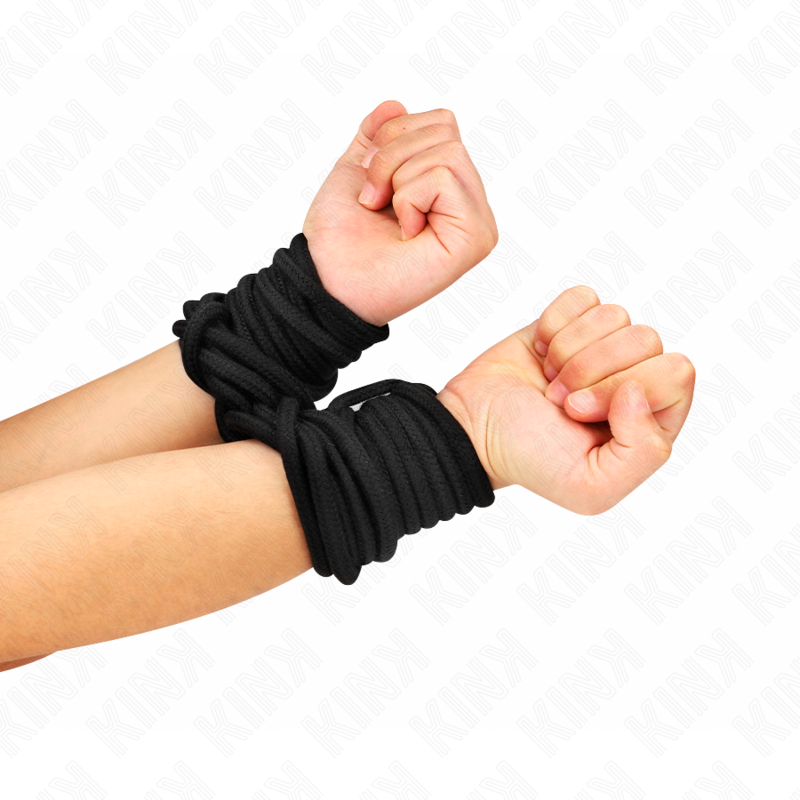 KINK - CORDE EN COTON 20 MÈTRES NOIRE