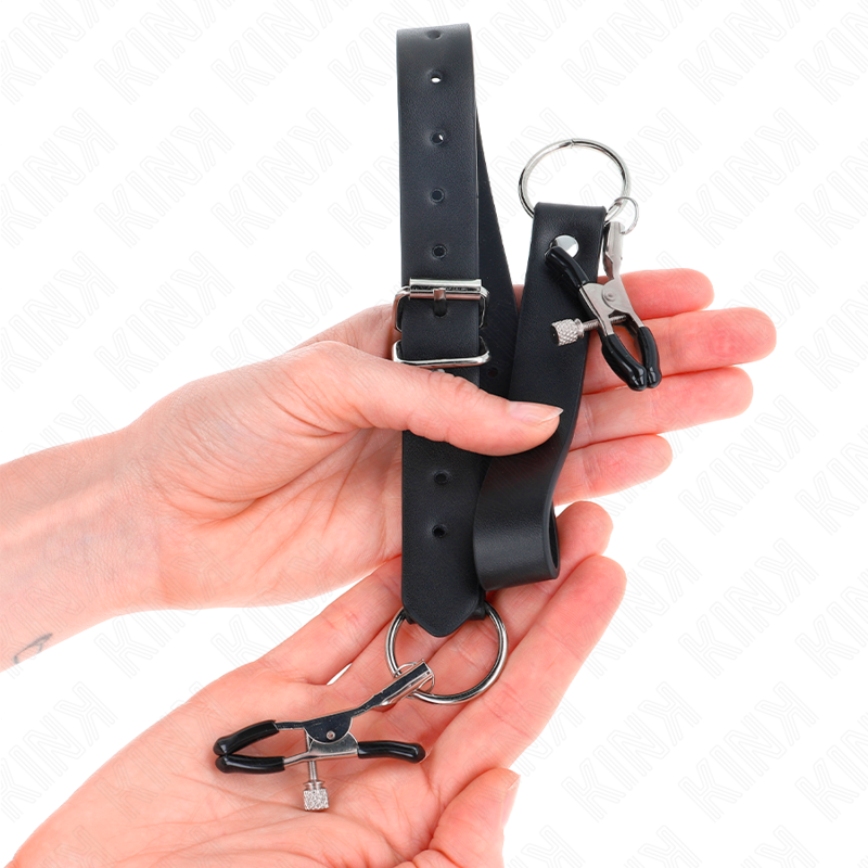 KINK - 4 CLITORIS CLAMPS ADJUSTABLE 34-48 CM
